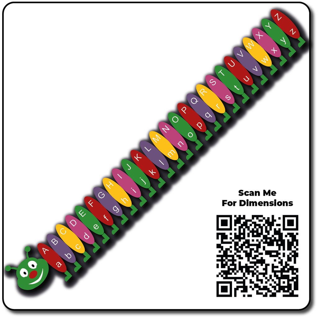 [TME005-AZUL] Caterpillar A-Z Upper & Lower Case