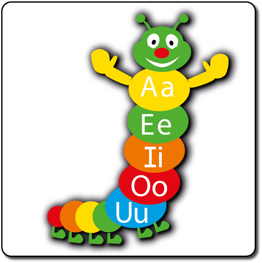 [TME005-V] Vowel Caterpillar