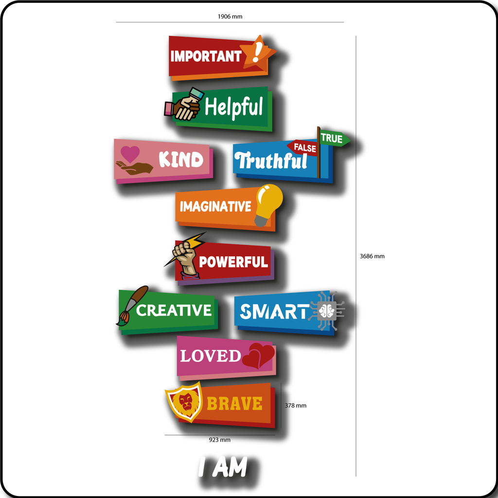 [TMG001-P2] Positivity Hopscotch 2 ('I Am')