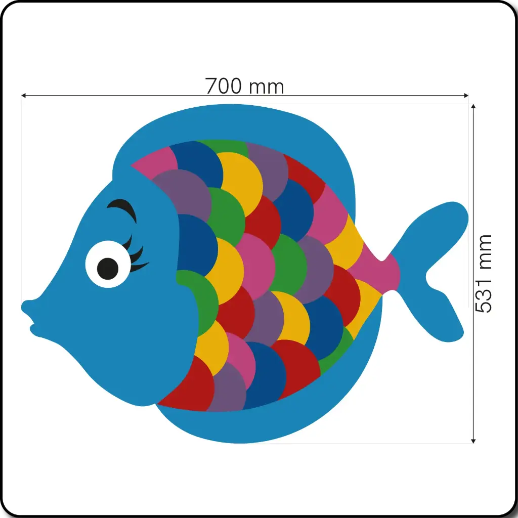 [TMA007-R] Fish - Rainbow