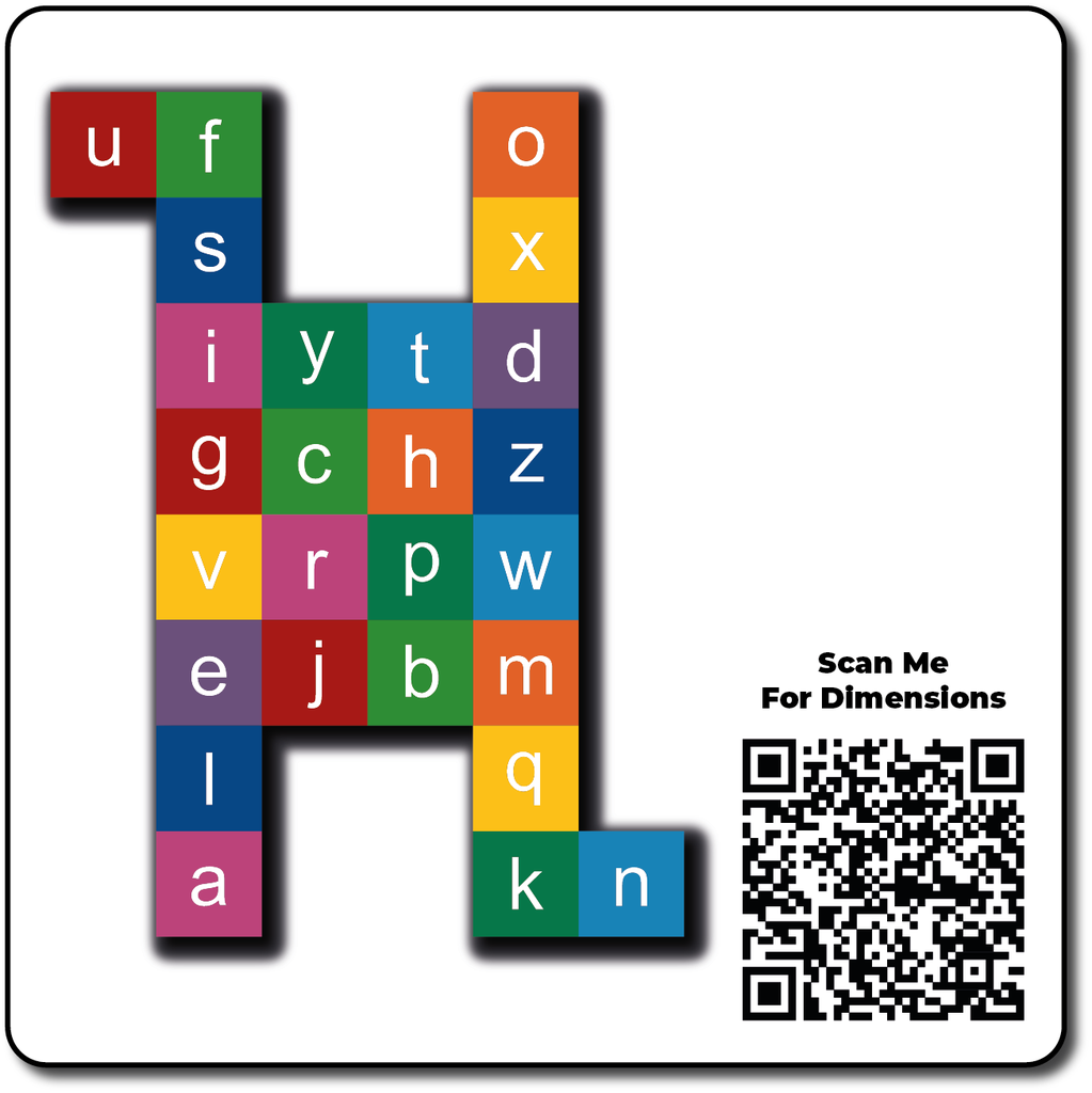 Letter Jump Large Solid
