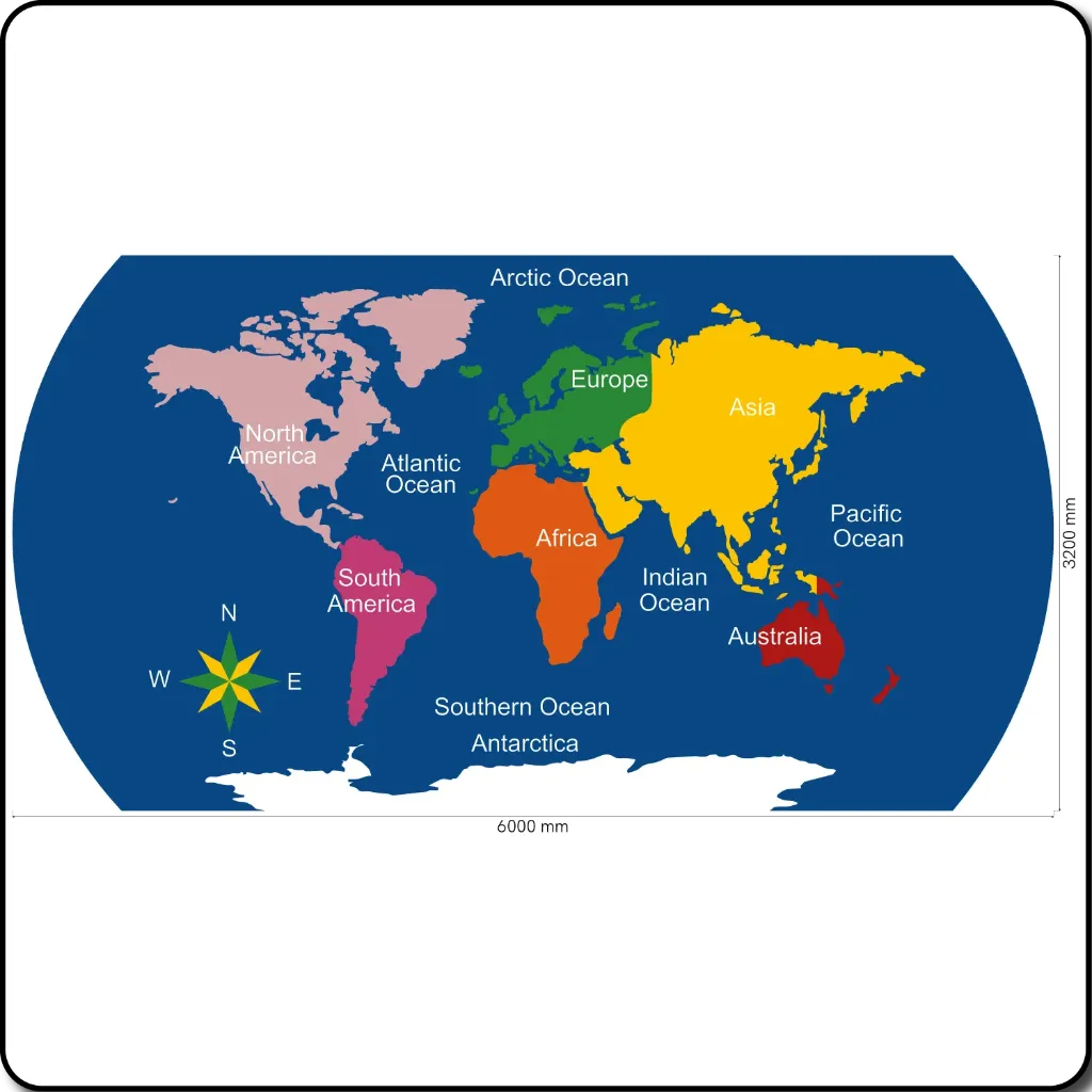 [TME017-WMCF] Map of the World - Large