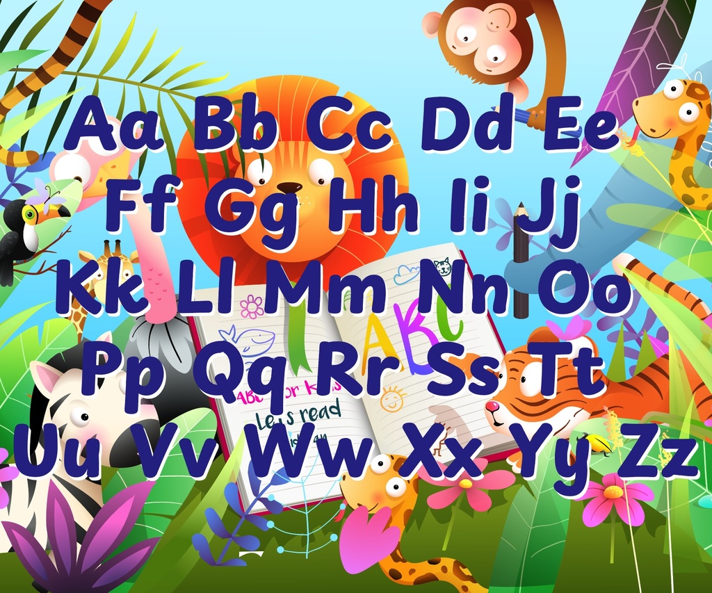Alphabet Animal Wall Panel