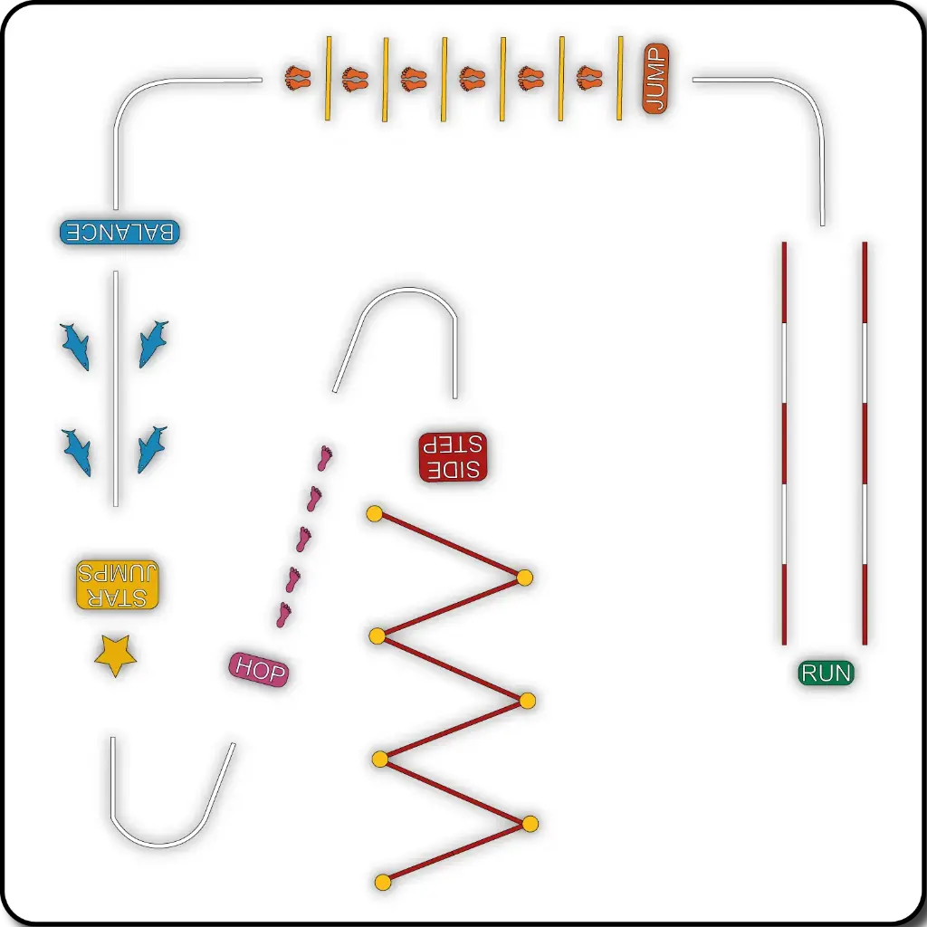 [TMF001-6] 6 Piece Adventure Trail