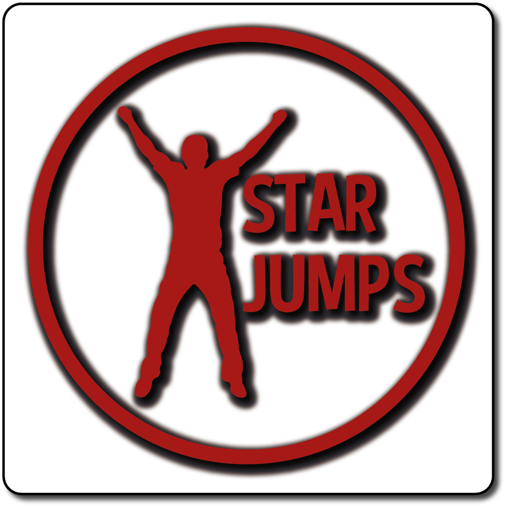Fitness Activity Circle Outline (Star Jumps)