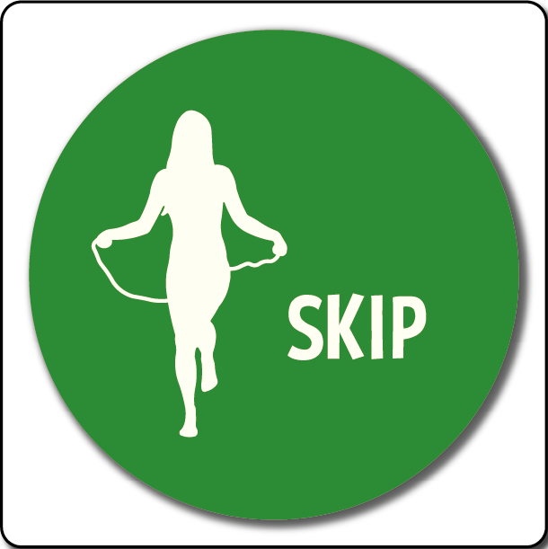 Fitness Activity Circle Solid (Skip)