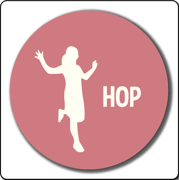 [TMF020-S4] Fitness Activity Circle Solid (Hop)