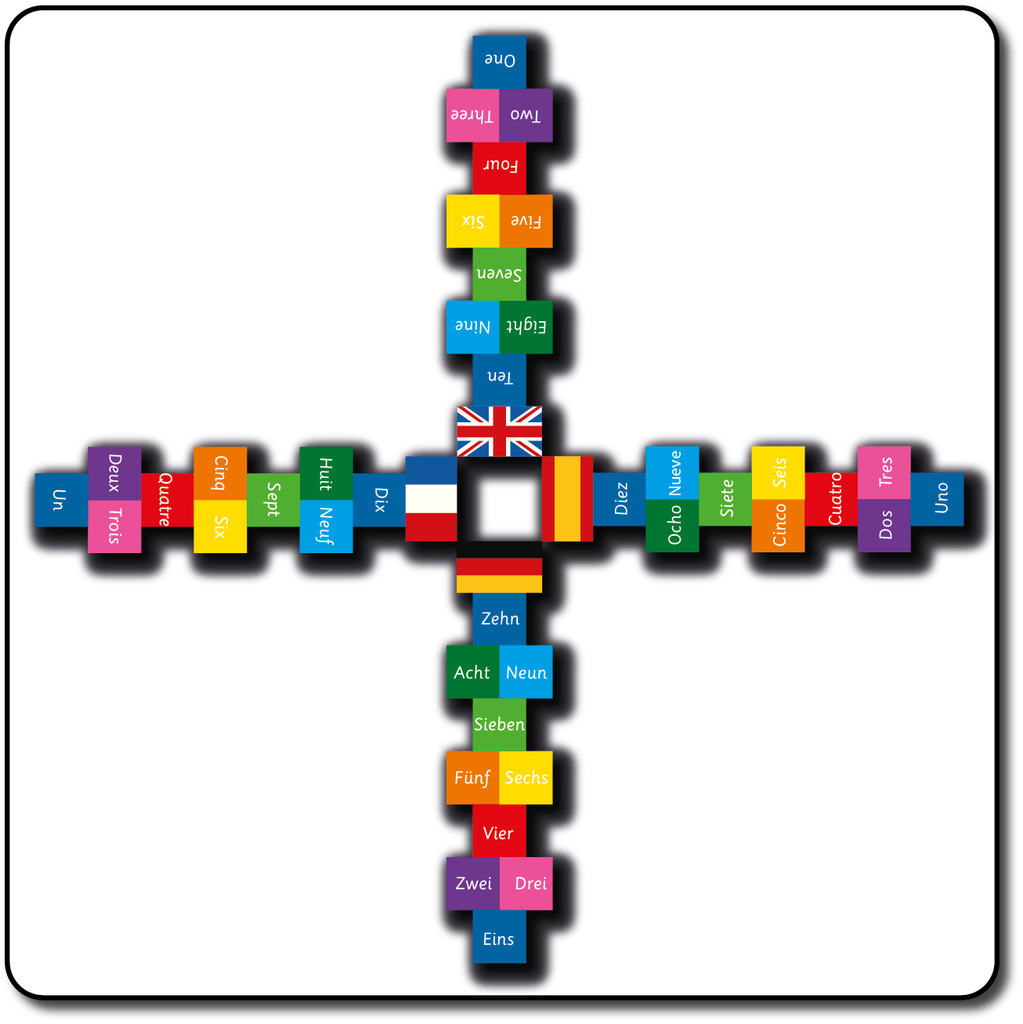 [TMG001-4LA] 4 Language Hopscotch