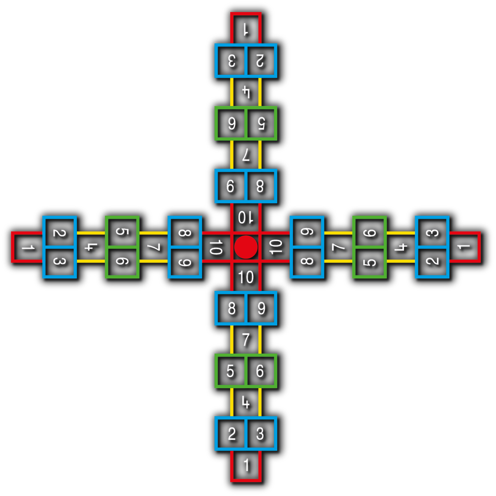 4-Way Hopscotch Outline