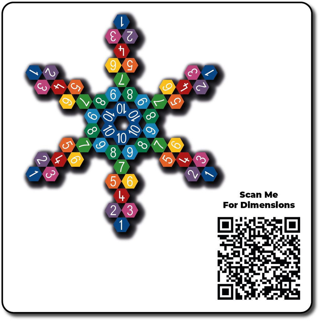6-Way Hexagon Hopscotch
