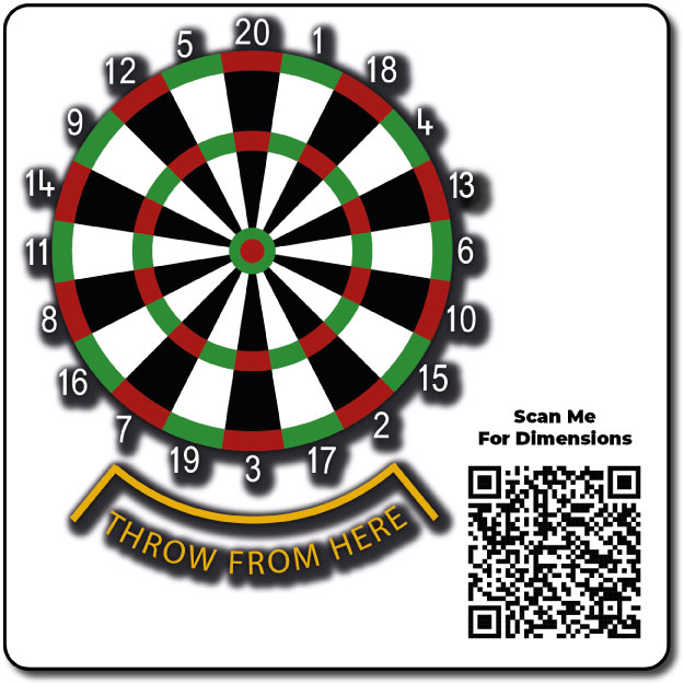 [TMG002-DF] Dartboard Full Solid