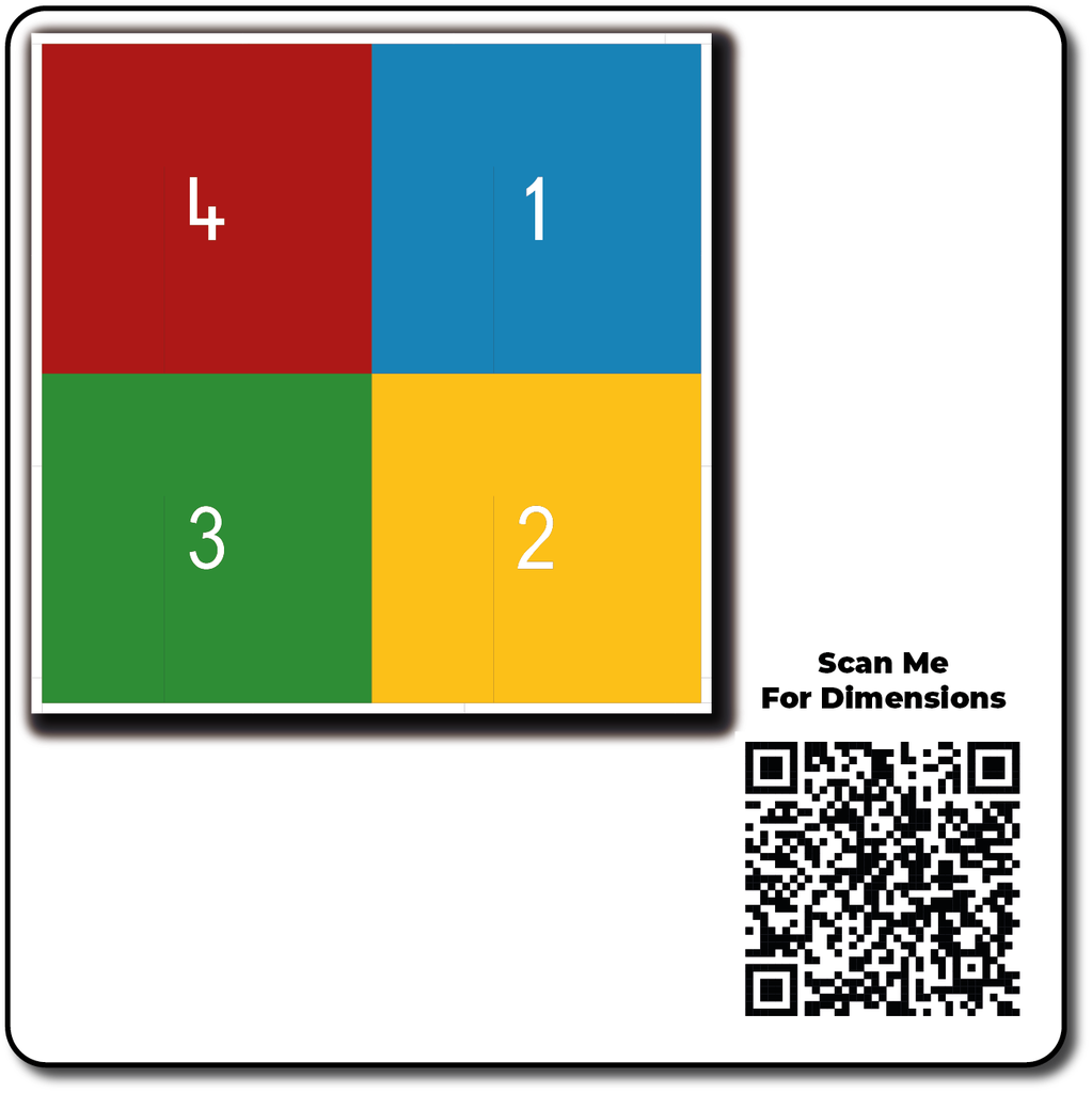 [TMG012-S] Four Square Solid