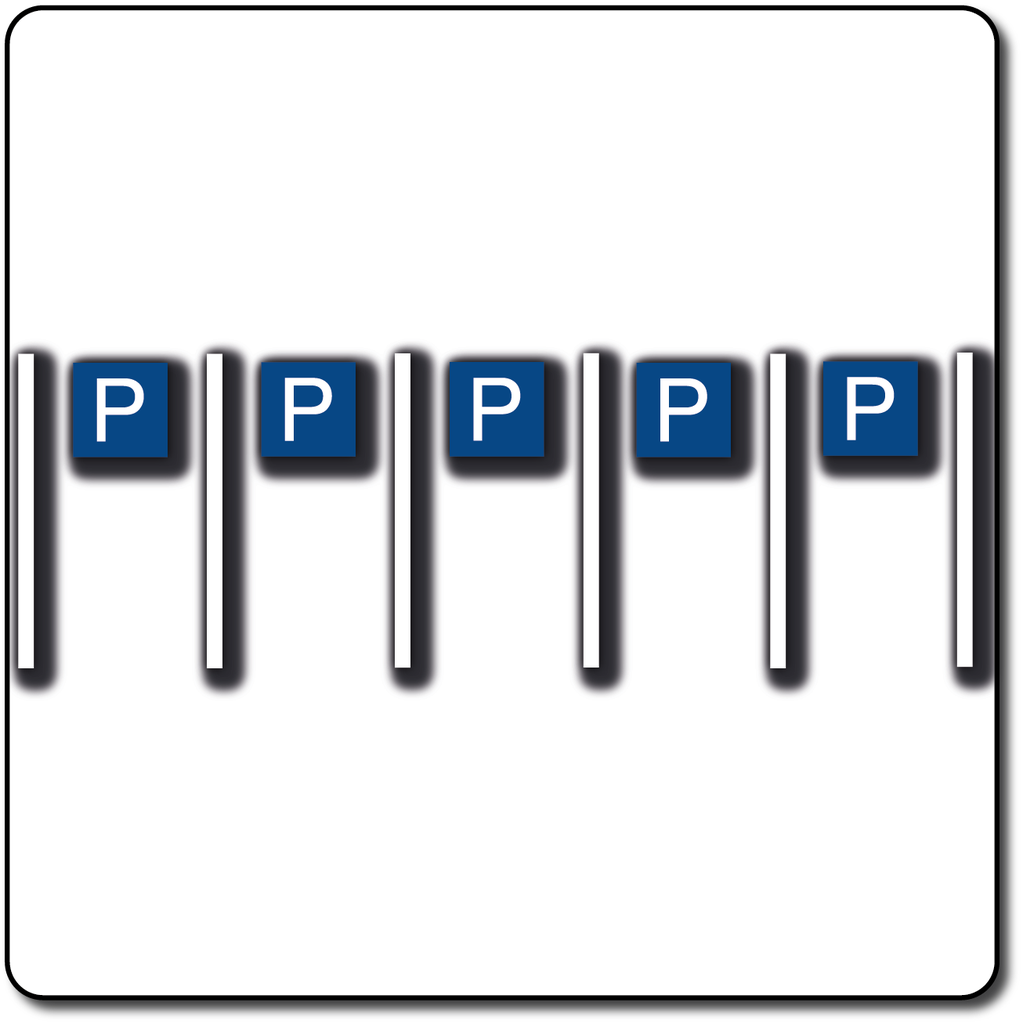 [TMR008-5] Parking Bay (set of 5)