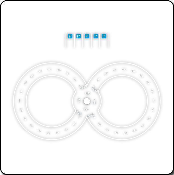 [TMR015-3] Road Track Set 3