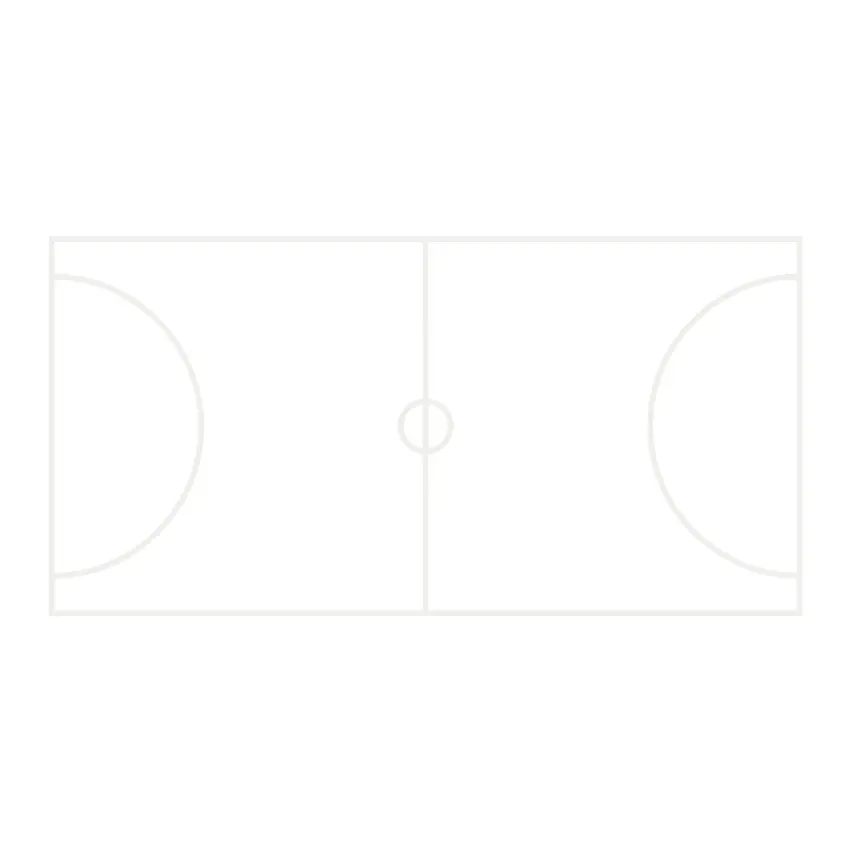 Football Pitch - White