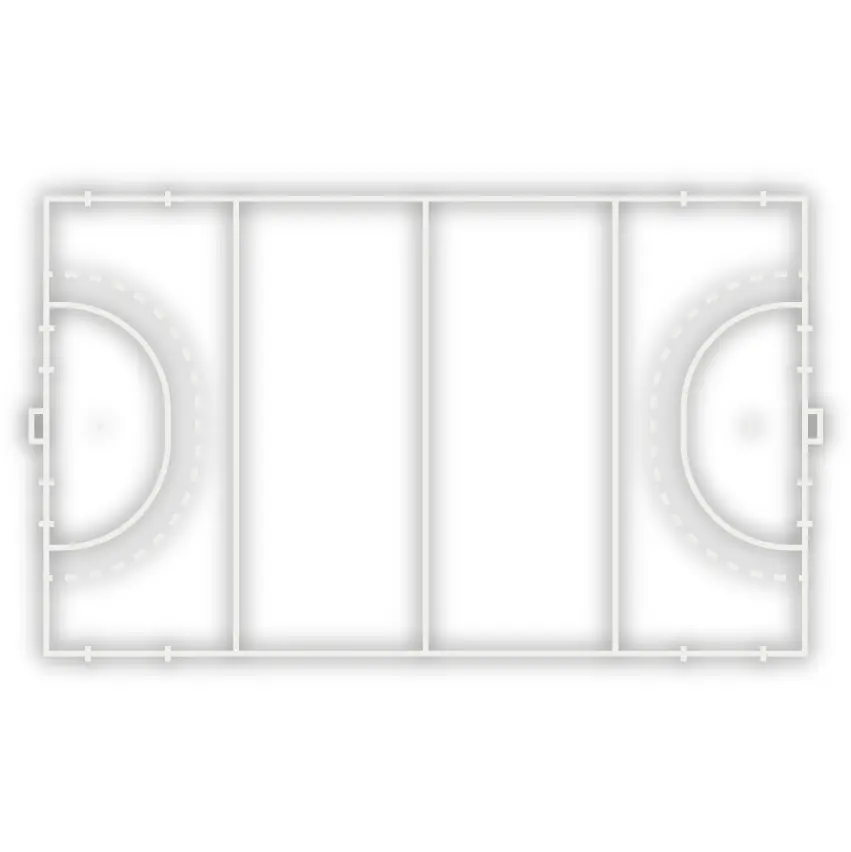 Hockey Pitch - White