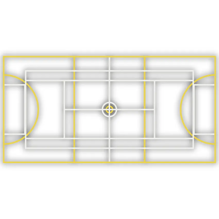 Multi-Court 8 (Netball, Tennis & Football Goal Area)