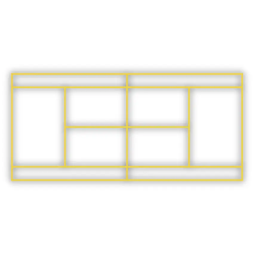 [TMSC006-YS] Tennis Court (Small) - Yellow