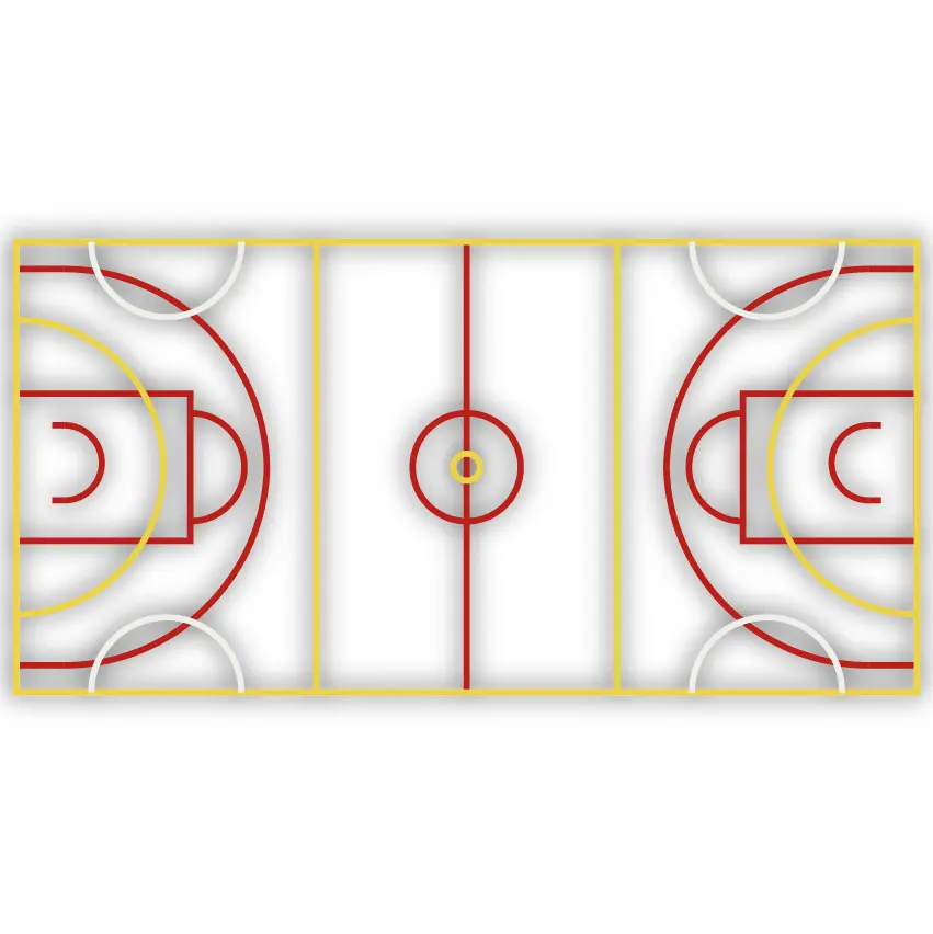 [TMSC009-9] Multi-Court 9 (Netball, Basketball & 2 x Mini Football)