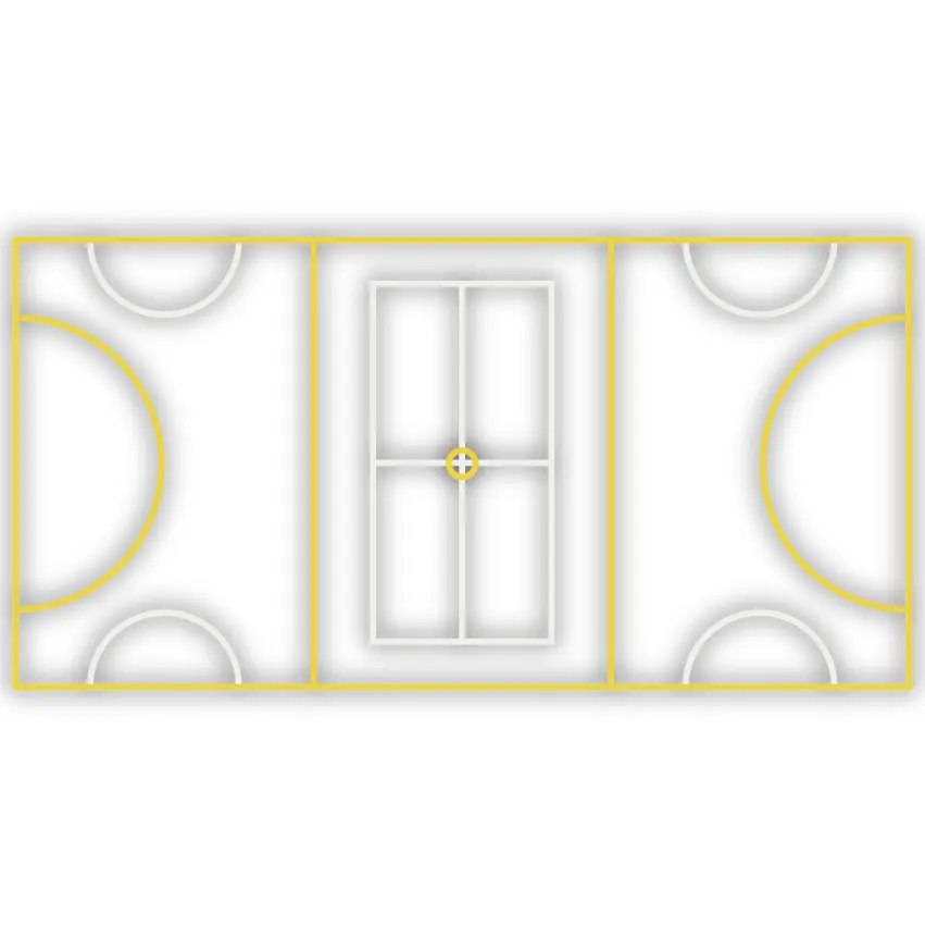 [TMSC009-13] Multi-Court 13 (Netball, Short Tennis & 2 x Mini Football)