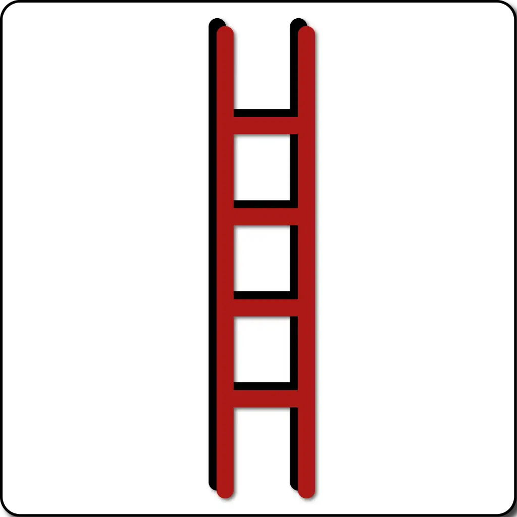 Snakes & Ladders Ladder Red