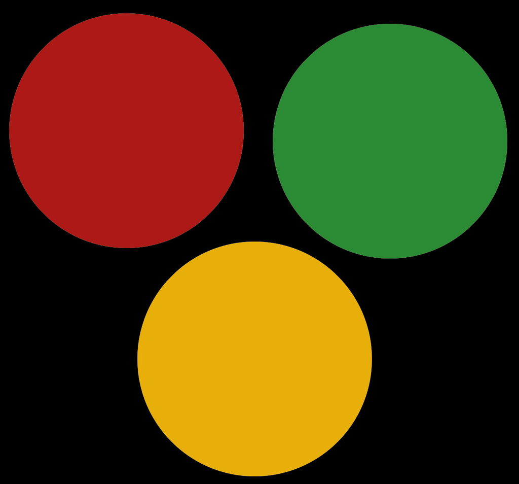 Outline Circle (50mm Thick) - Mixed Colour & Size