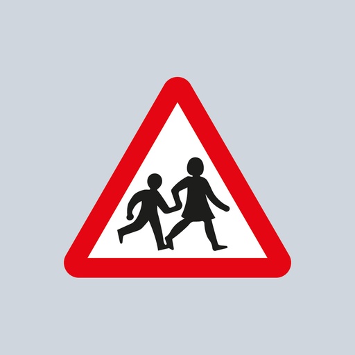 Triangular Sign 545 (Children / School Ahead Sign)