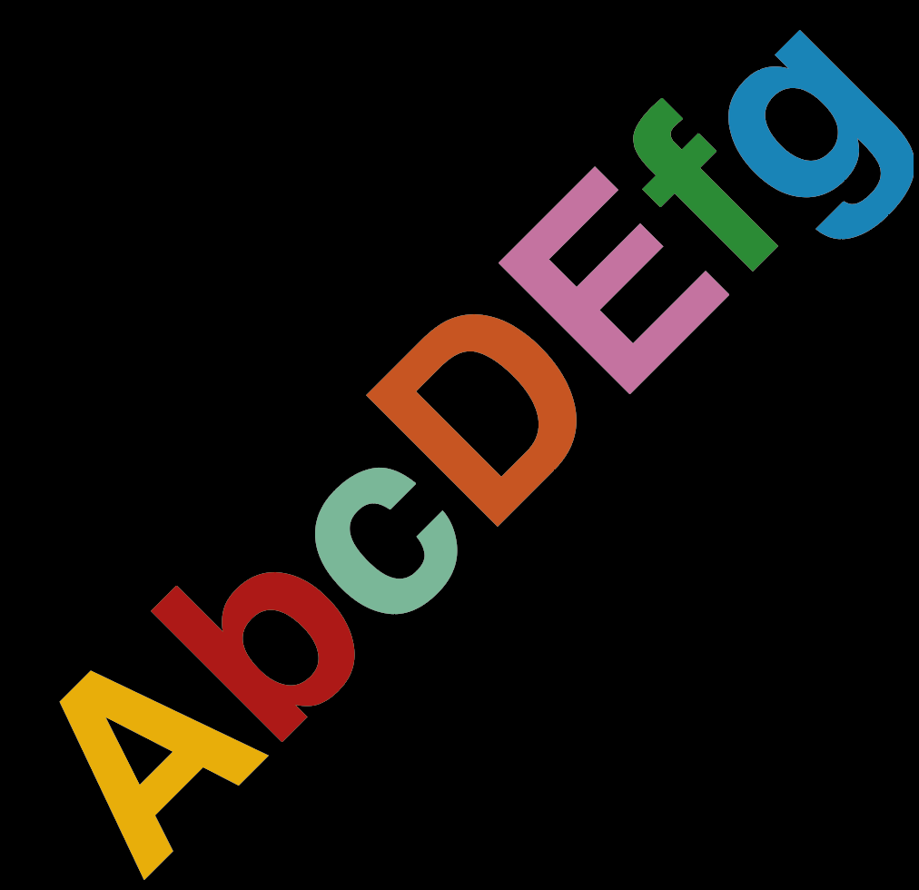 [TMLET100-W] Letter (White, 100mm)