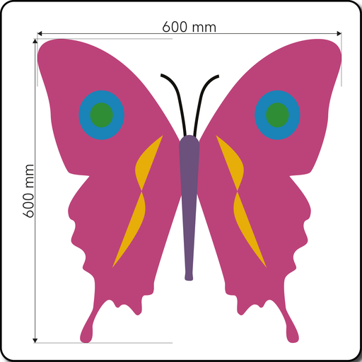 [TMA017-PI] Butterfly - Pink