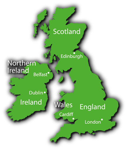 [TME017-UK] UK Map Large