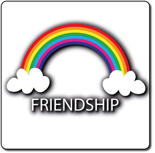 [TME025-1] Friendship Rainbow 1m