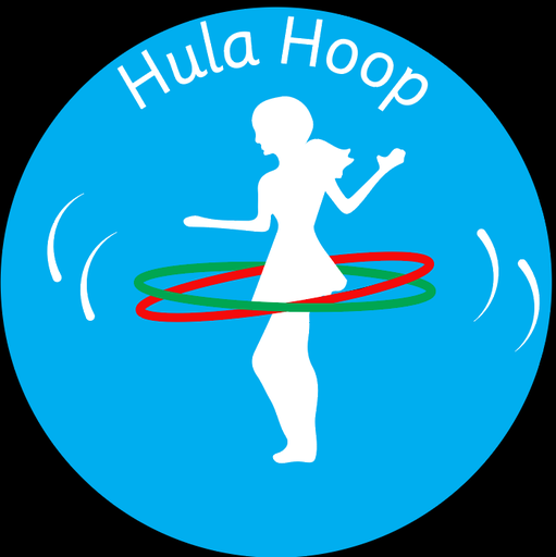[TMF014-HLB] Hula Hoop Circle Light Blue
