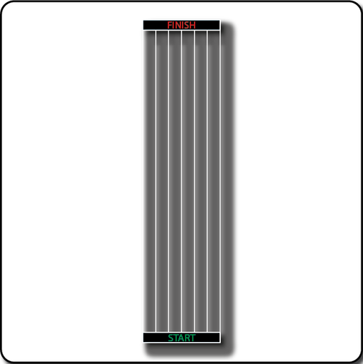 [TMF016-25X6] Running Track 25m 6 Lane