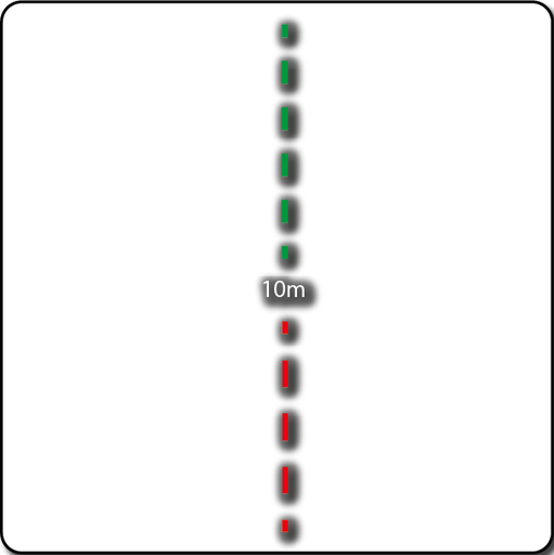 [TMF017-60] Dotted Line Running Track