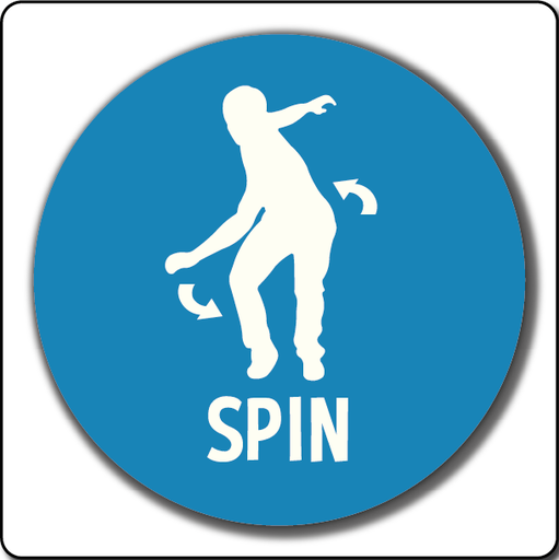 [TMF020-S1] Fitness Activity Circle Solid (Spin)
