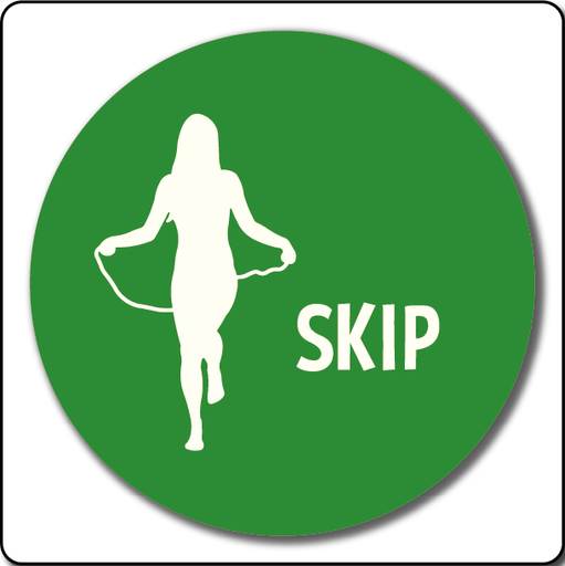 [TMF020-S2] Fitness Activity Circle Solid (Skip)