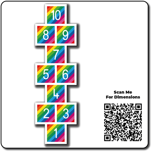 [TMG001-RA] Rainbow Hopscotch