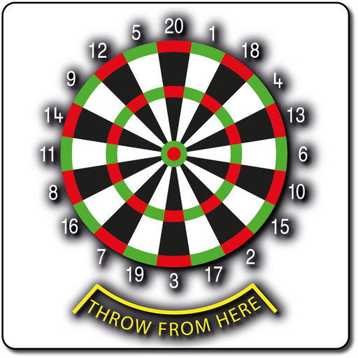 [TMG002-DFS] Dartboard Small Full Solid