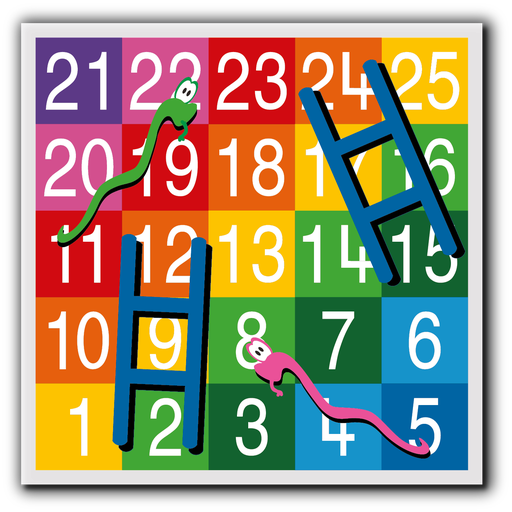 [TMG003-25SF] Snakes & Ladders 1-25 Full Solid