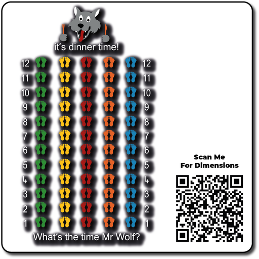 [TMG005-FP5] Mr Wolf Footprints