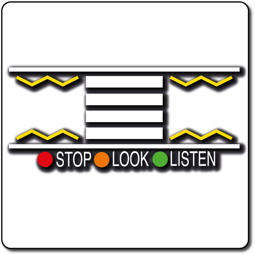 [TMR014] Stop Look Listen Zebra Crossing