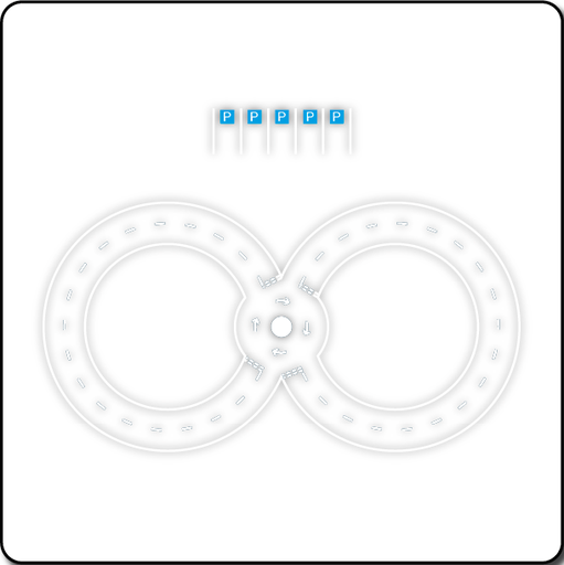 [TMR015-3] Road Track Set 3
