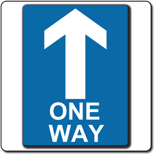 [TMR018] One Way Sign