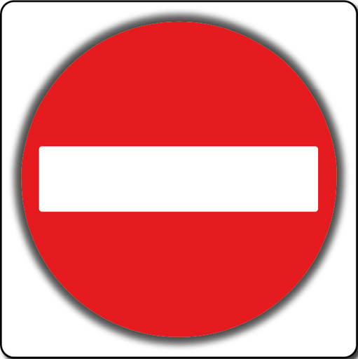 [TMR020] No Entry Sign
