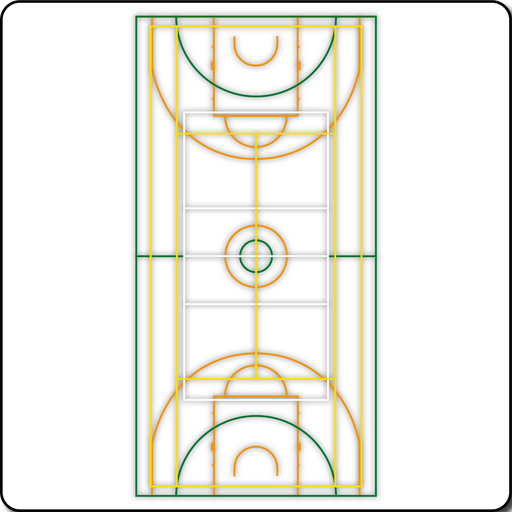 [TMSC009-6] Multi-Court 6 (Volleyball, Basketball, Football & Tennis)