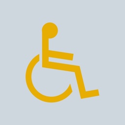 Disabled Sign - Yellow