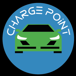 [TREC005-1000] Charge Point Roundel with Car Design