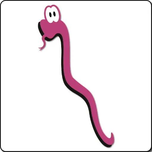 [TMG003-SNAKE-PI] Snakes & Ladders Snake Pink
