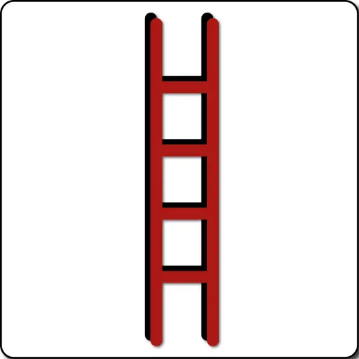[TMG003-LADDER-R] Snakes & Ladders Ladder Red